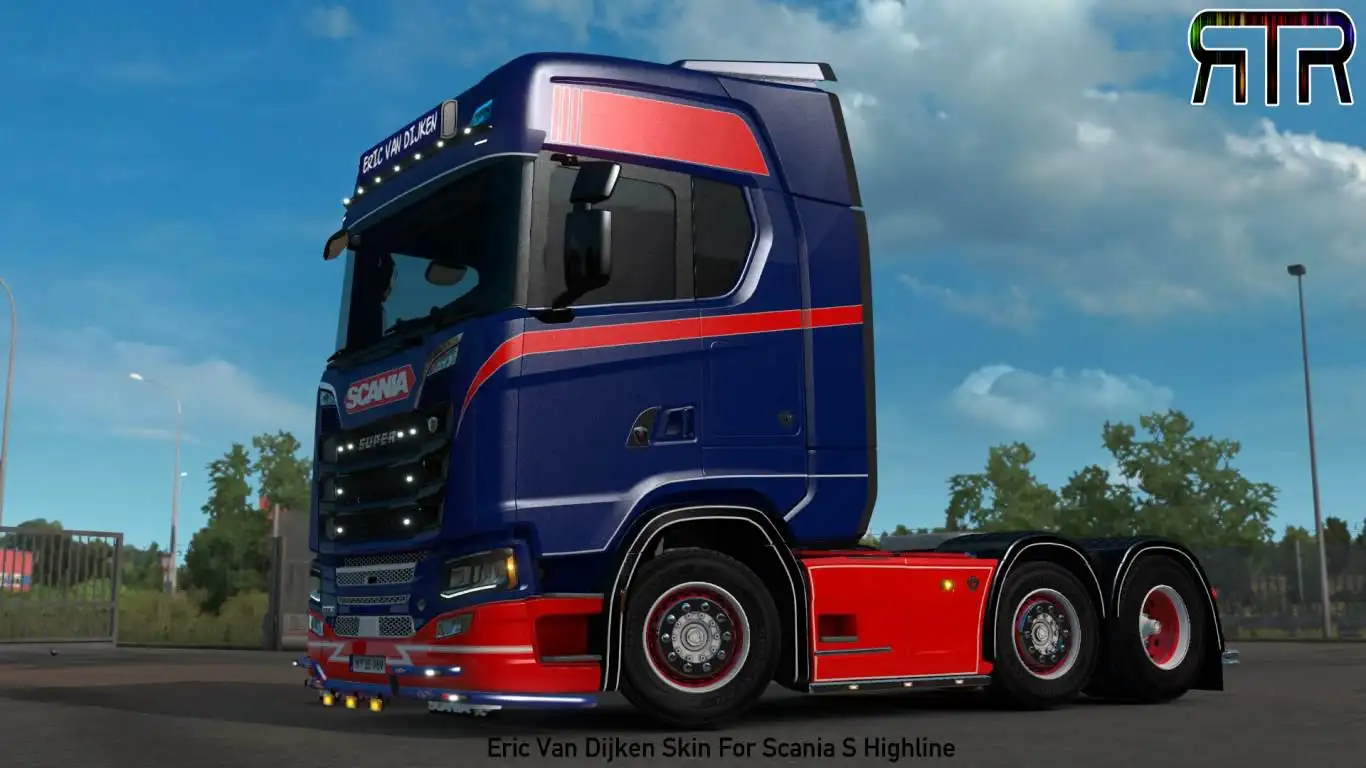 ETS2 - Scania S Eric Van Dijken Skin V1.0 (1.35.X) ETS2 - Scania S Eric Van Dijken Skin V1.0 (1.35.X)