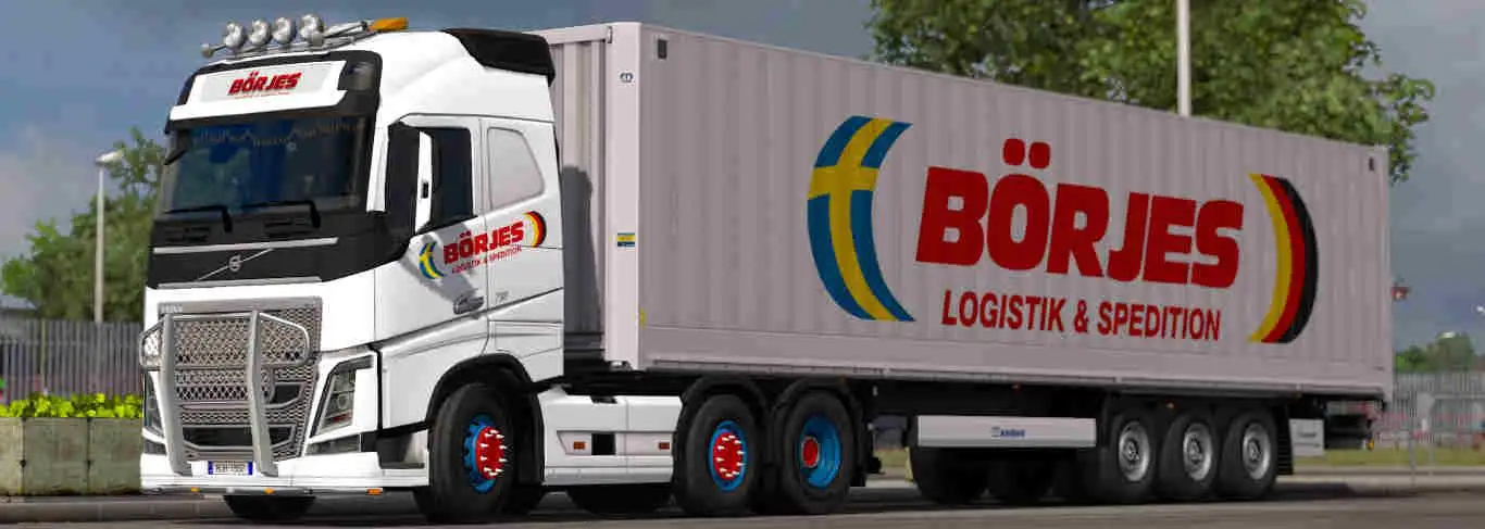 ETS2 - Borjes Logistik & Spedition Combo Skins (1.35.X) ETS2 - Borjes Logistik & Spedition Combo Skins (1.35.X)