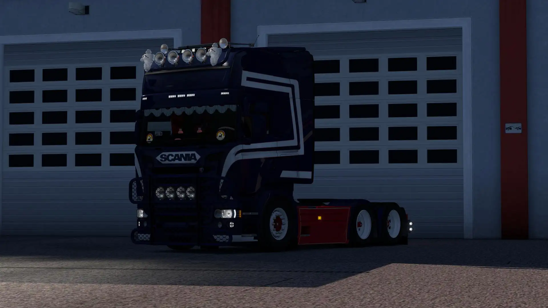 ETS2 - Scania Rjl White, Red and Blue Skin Norwegen Style (1.35.X) ETS2 - Scania Rjl White, Red and Blue Skin Norwegen Style (1.35.X)