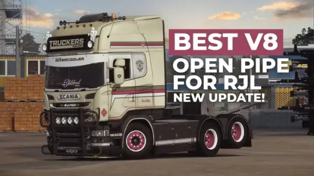 ETS2 - Scania D. Frimis Team Open Pipe V8 V1.2 ETS2 - Scania D. Frimis Team Open Pipe V8 V1.2