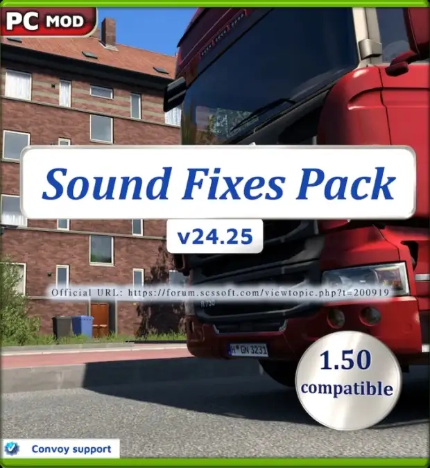 ETS2 - Sound Fixes Pack Stable Release V24.25 ETS2 - Sound Fixes Pack Stable Release V24.25