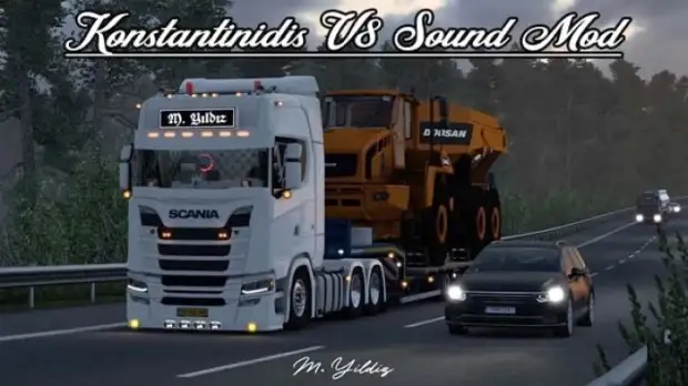ETS2 - Konstantinidis V8 Sound Mod V1.2 ETS2 - Konstantinidis V8 Sound Mod V1.2