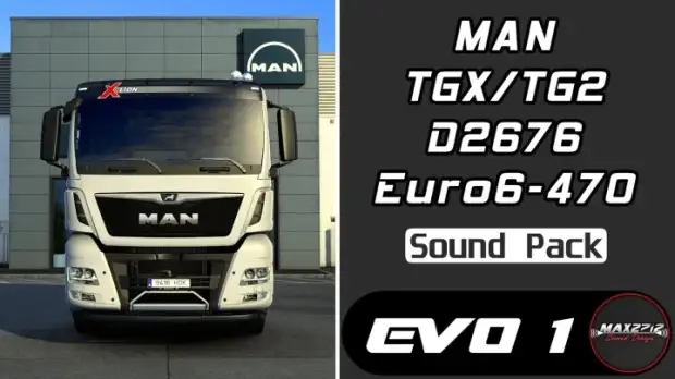 ETS2 - MAN TGX-TG2 470 D2676 Sound Pack V1.0 ETS2 - MAN TGX-TG2 470 D2676 Sound Pack V1.0