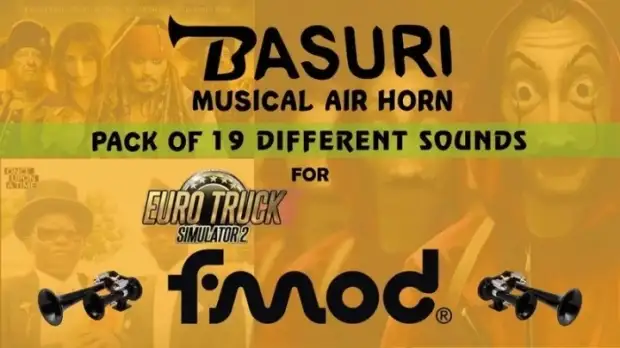ETS2 - Basuri Air Horn 19 V1.2 ETS2 - Basuri Air Horn 19 V1.2