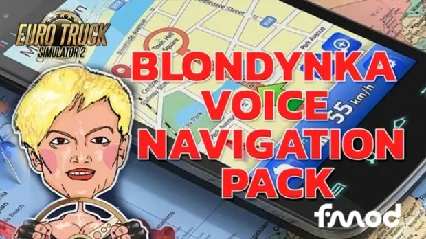 ETS2 - Blondynka Voice Navigation Pack V2.1 ETS2 - Blondynka Voice Navigation Pack V2.1