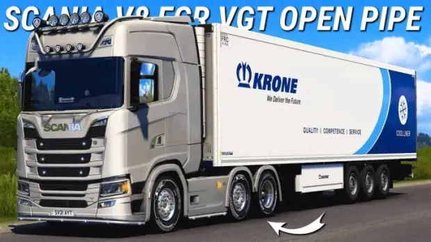 ETS2 - Scania V8 EGR VGT Openpipe Sound ETS2 - Scania V8 EGR VGT Openpipe Sound