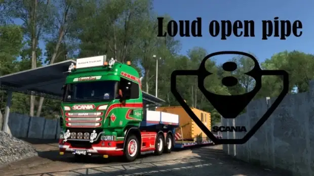 ETS2 - Scania V8 Open Pipe Sound V1.0 ETS2 - Scania V8 Open Pipe Sound V1.0