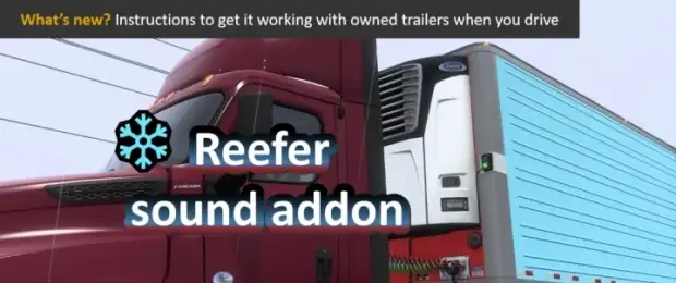 ETS2 - Reefer Trailer Sound Addon V1.0.3 (1.42.x) ETS2 - Reefer Trailer Sound Addon V1.0.3 (1.42.x)