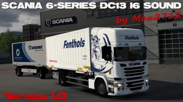 ETS2 - Scania 6-Series DC13 I6 Sound V1.0 (1.42.x) ETS2 - Scania 6-Series DC13 I6 Sound V1.0 (1.42.x)