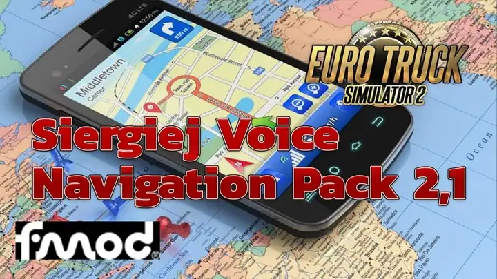 ETS2 - Siergiej Voice Navigation Pack V2.1 (1.41.x) ETS2 - Siergiej Voice Navigation Pack V2.1 (1.41.x)