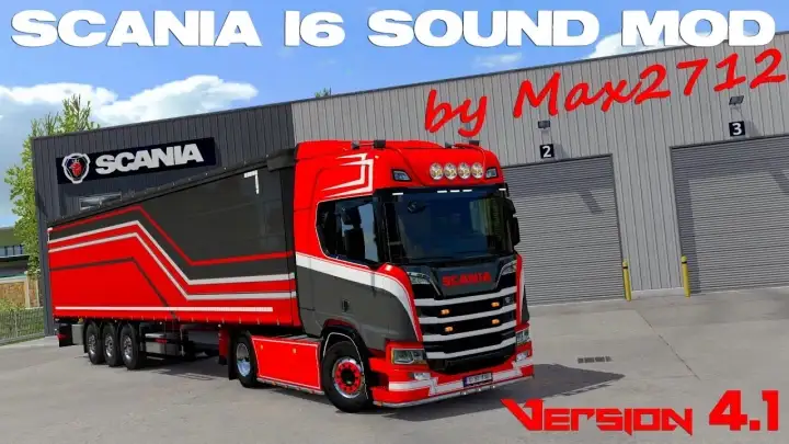 ETS2 - Scania NextGen I6 Sound Mod V4.1 (1.40.x) ETS2 - Scania NextGen I6 Sound Mod V4.1 (1.40.x)