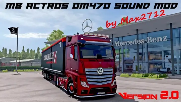 ETS2 - Mercedes Actros MP4/MP5 OM470 Sound Mod V2.0 (1.40.x) ETS2 - Mercedes Actros MP4/MP5 OM470 Sound Mod V2.0 (1.40.x)