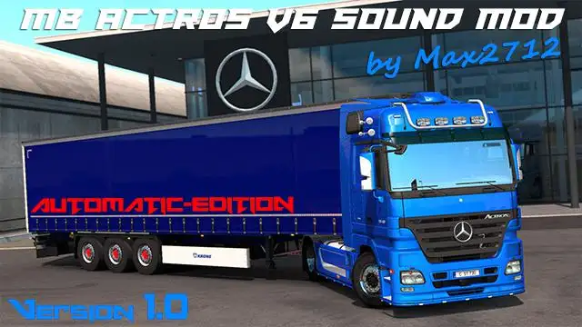 ETS2 - Mercedes Actros MP2/MP3 V6 Sound Mod V1.0 (1.40.x) ETS2 - Mercedes Actros MP2/MP3 V6 Sound Mod V1.0 (1.40.x)