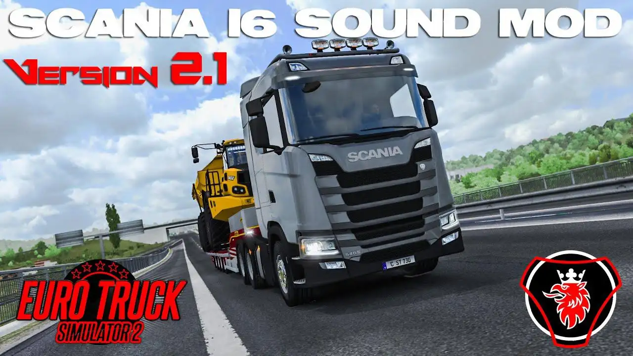 ETS2 - Scania NextGen I6 Sound Mod V2.1 (1.39.x) ETS2 - Scania NextGen I6 Sound Mod V2.1 (1.39.x)
