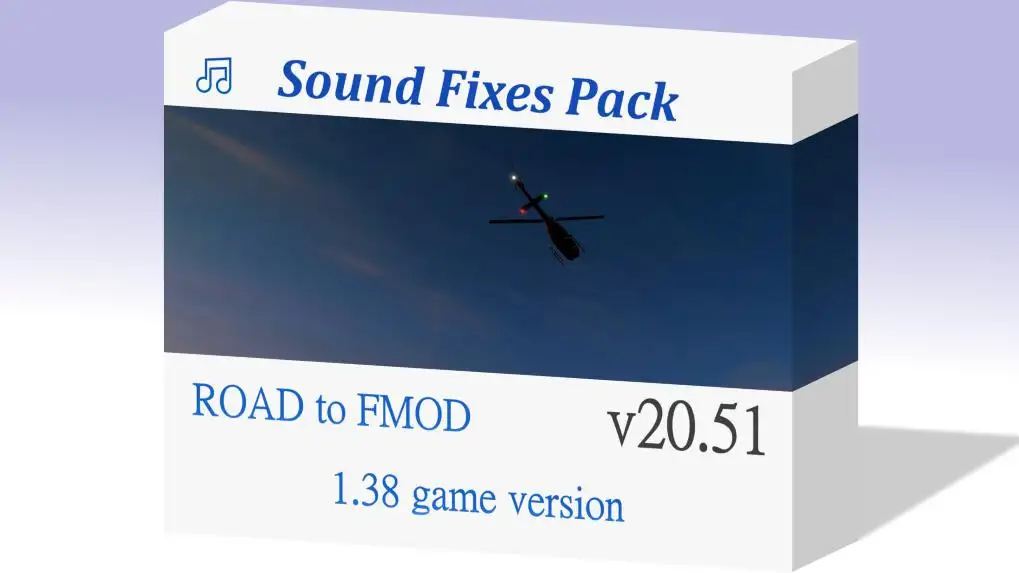 ETS2 - Sound Fixes Pack V20.51 (1.38.x) ETS2 - Sound Fixes Pack V20.51 (1.38.x)