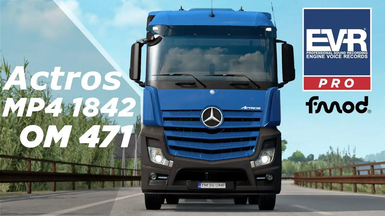 ETS2 - Mercedes-Benz 1842 Sound Mod (1.38.x) ETS2 - Mercedes-Benz 1842 Sound Mod (1.38.x)
