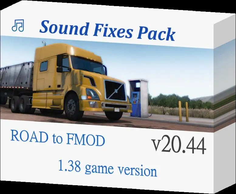ETS2 - Sound Fixes Pack V20.44 (1.38.x) ETS2 - Sound Fixes Pack V20.44 (1.38.x)