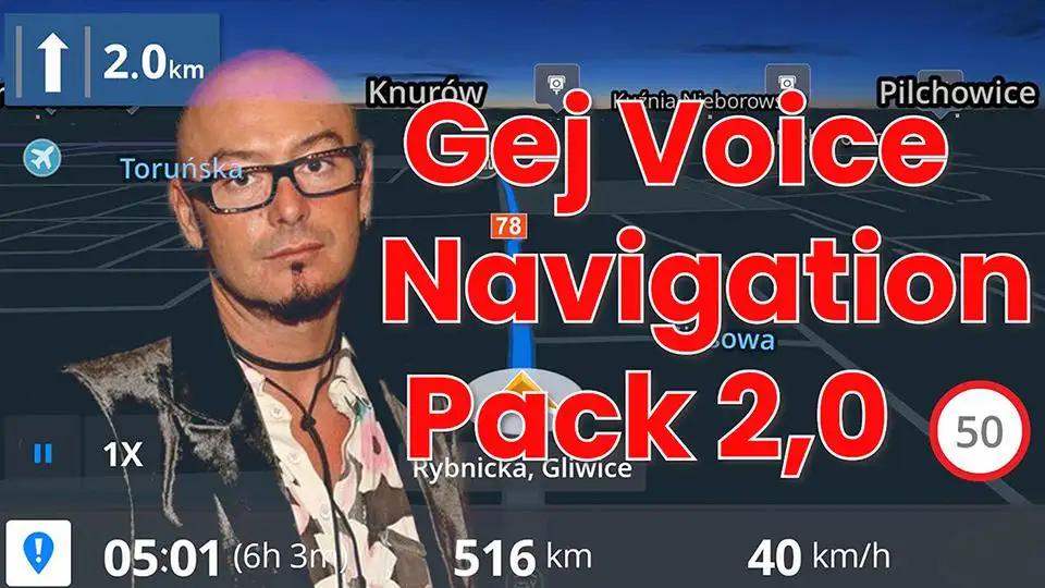 ETS2 - Gej Voice Navigation Pack V2.0 (1.37.x) ETS2 - Gej Voice Navigation Pack V2.0 (1.37.x)