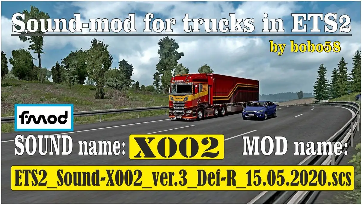 ETS2 - Truck Sound-X002 (1.37.x) ETS2 - Truck Sound-X002 (1.37.x)