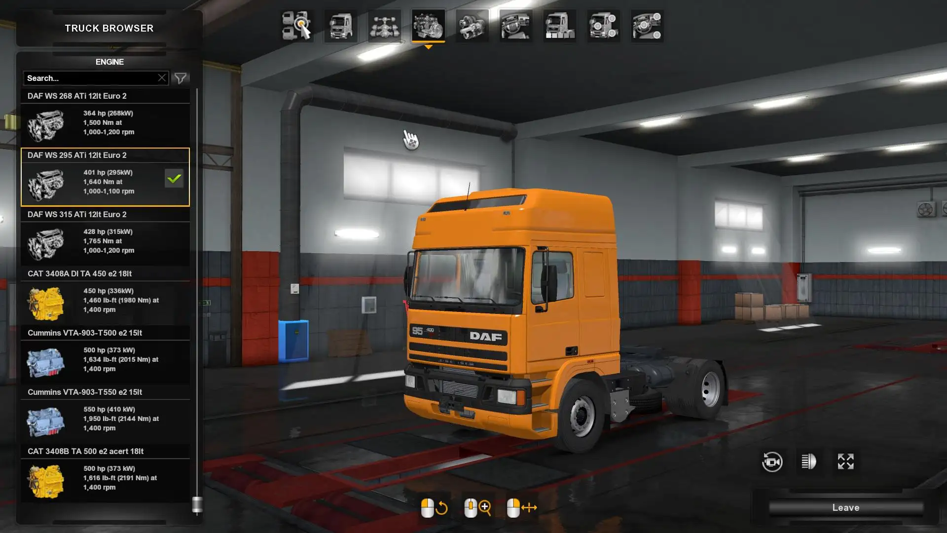ETS2 - Daf 95 Ati V8 Engine Sound Pack (1.35.x)