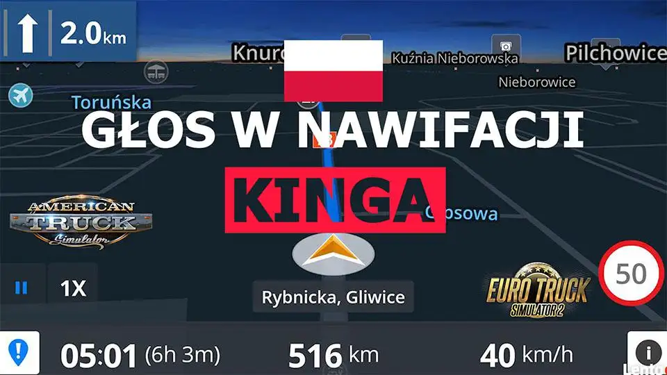 ETS2 - Polish voice Kinga V1.0 (1.35.X) ETS2 - Polish voice Kinga V1.0 (1.35.X)