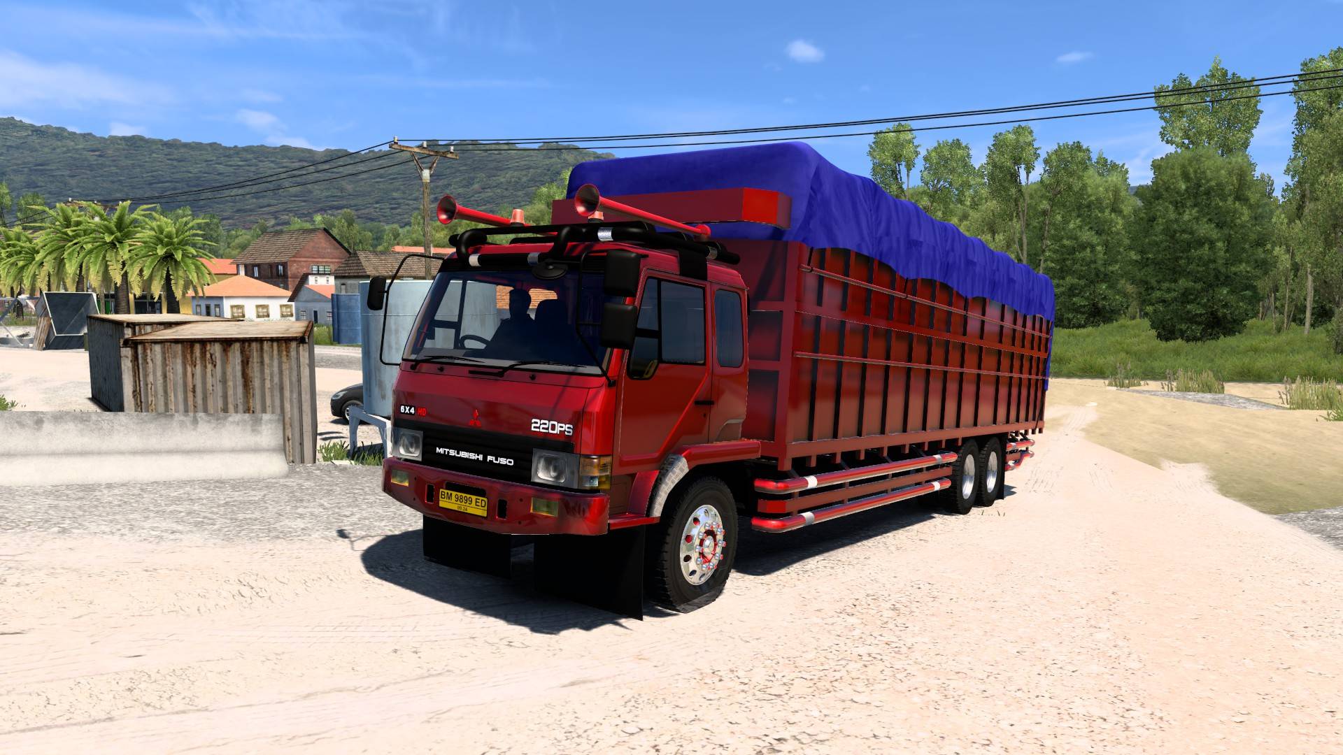 MOD ETS2 – Xe Tải TRUCK MOD MITSUBISHI FUSO FN 517 (1.35–1.46, 1.50)