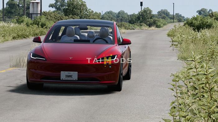 23410tesla-model-3 BeamNG – Tesla Model 3 (2024) Car Mod