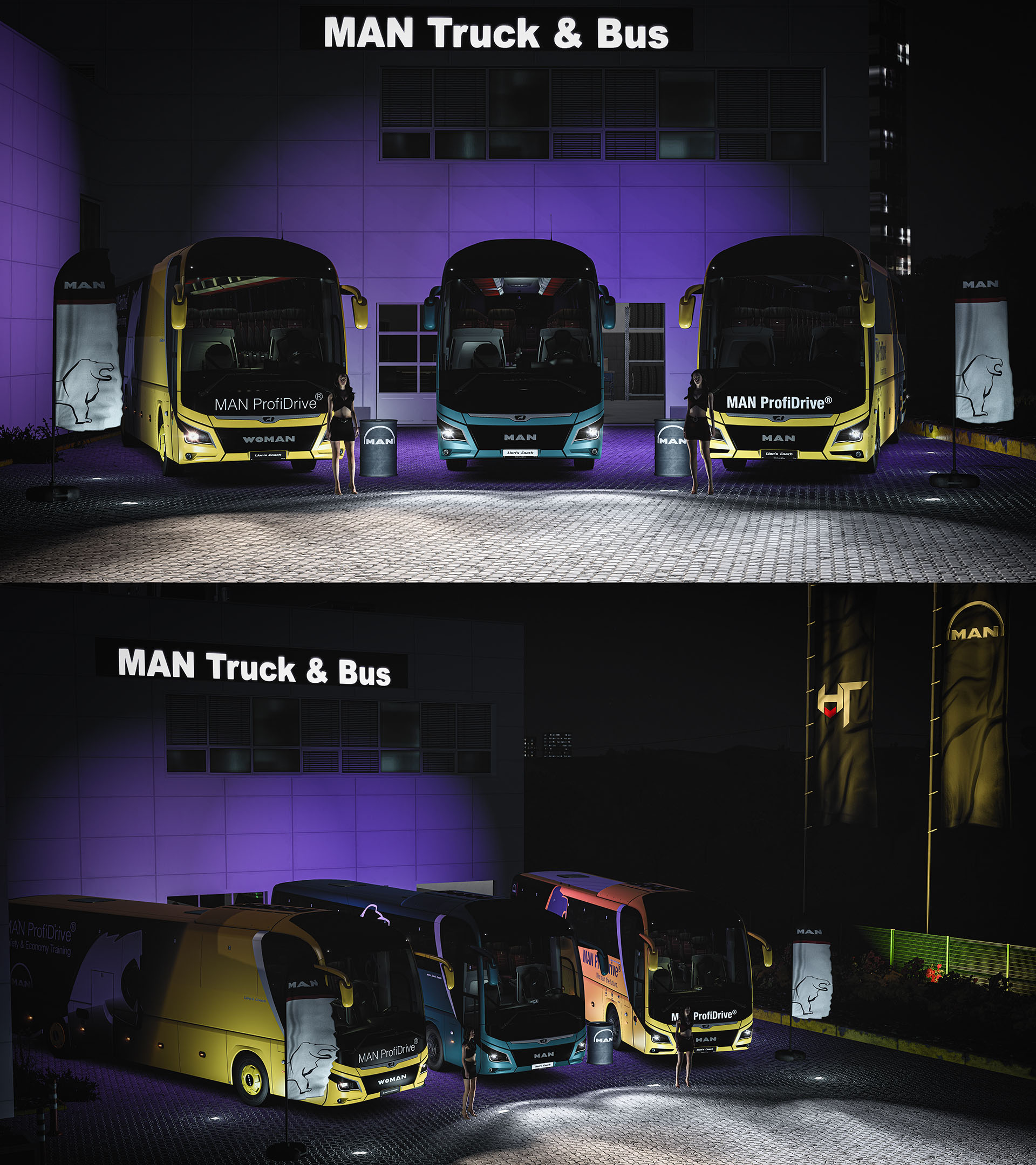 MOD ETS2 – Xe Khách MAN Lion’s Coach 3rd Gen 2018-2024 (1.56)