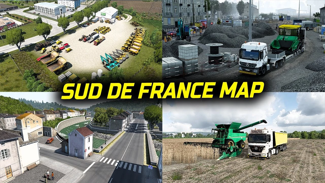 MOD ETS2 – Bản Đồ Sud de France Map (1.51) MOD ETS2 – Bản Đồ Sud de France Map (1.51)