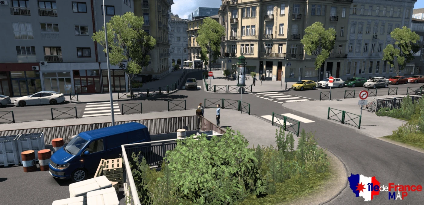 MOD ETS2 – Bản Đồ Île-de-France (Paris Suburbs) Map (1.51)