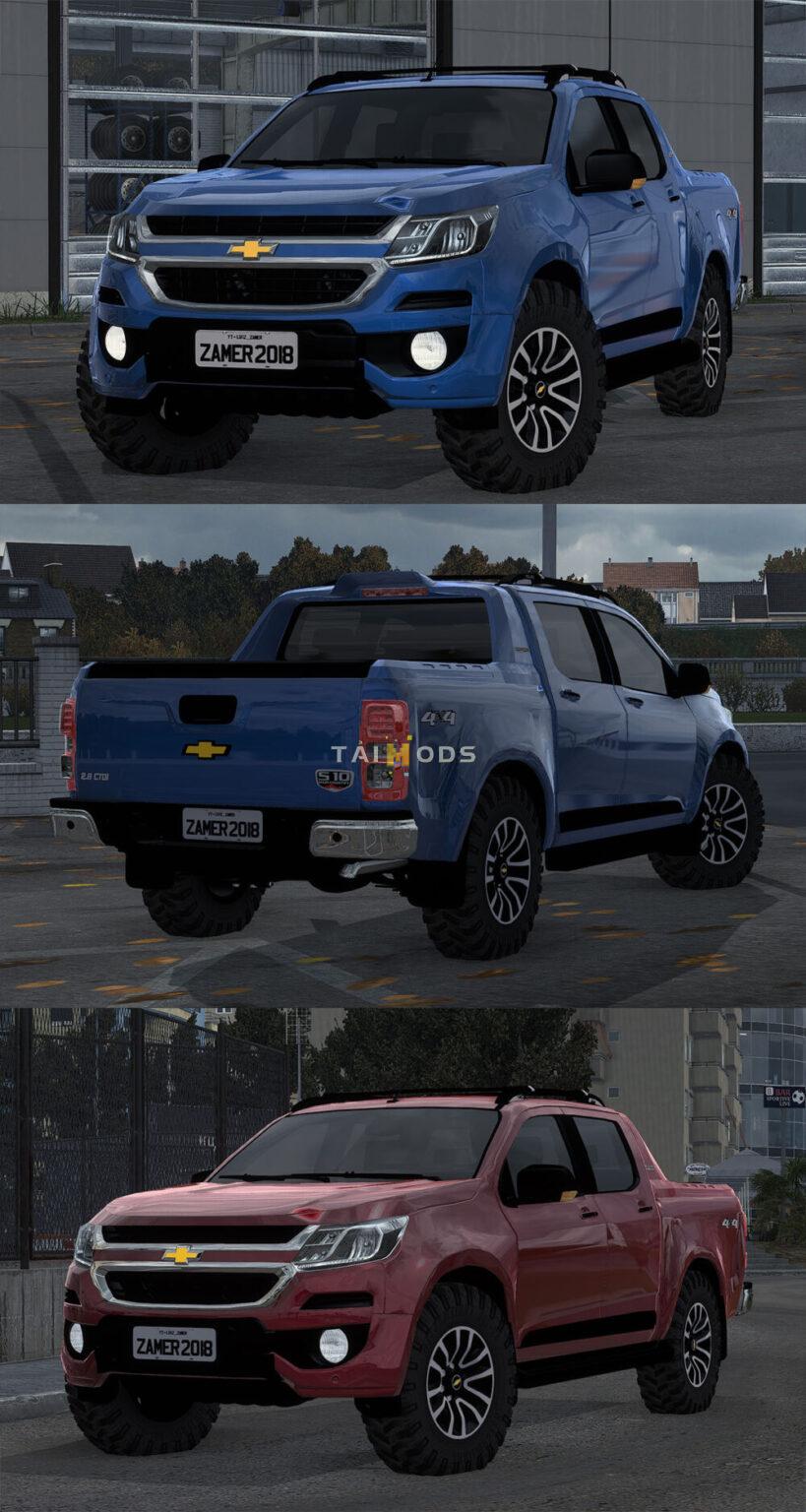 MOD ETS2 – Xe Hơi Chevrolet S10 High Country 2017 (1.54) MOD ETS2 – Xe Hơi Chevrolet S10 High Country 2017 (1.54)