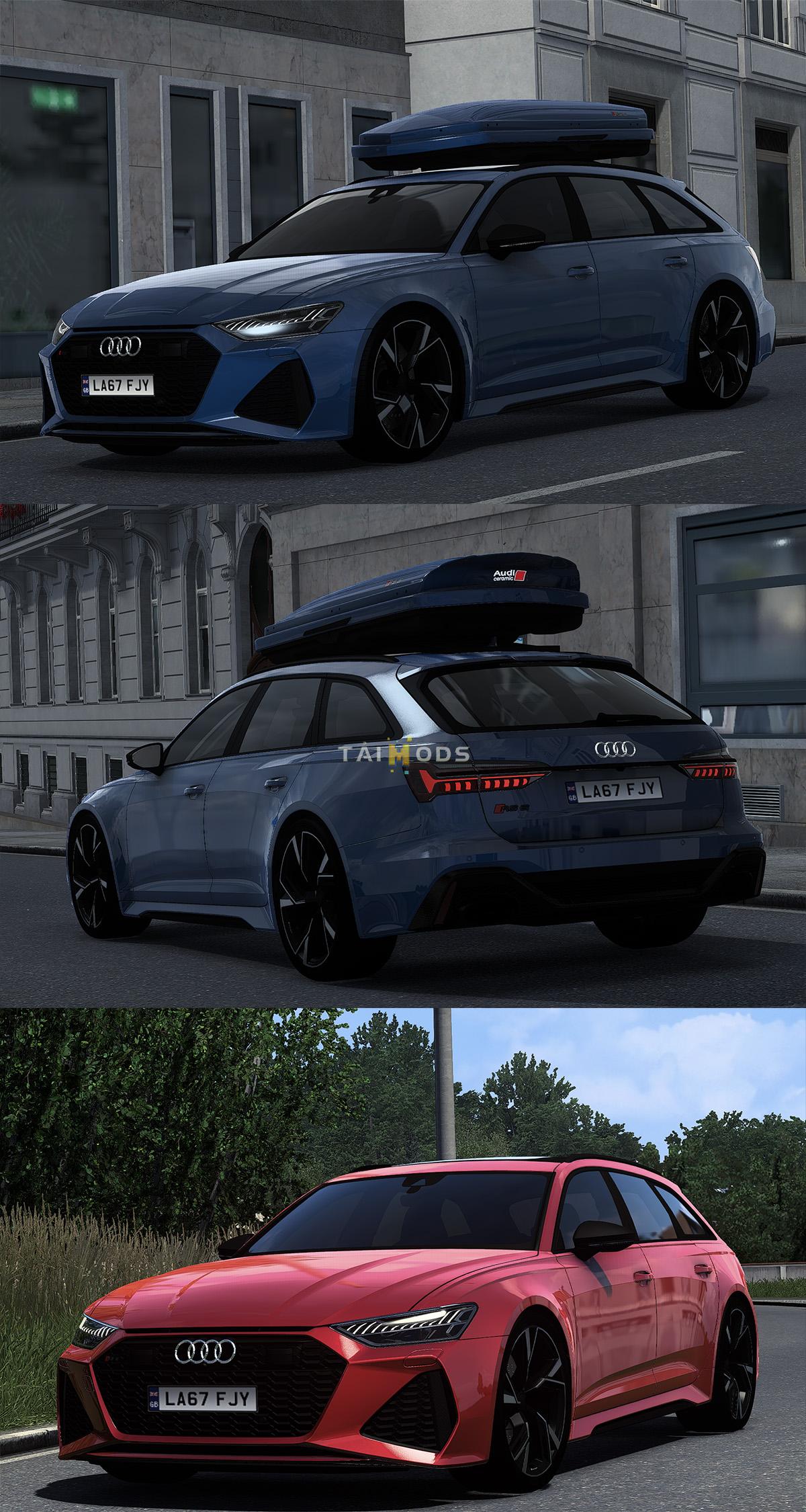 MOD ETS2 – Xe Hơi Audi RS6 Avant C8 2020 (1.51) MOD ETS2 – Xe Hơi Audi RS6 Avant C8 2020 (1.51)