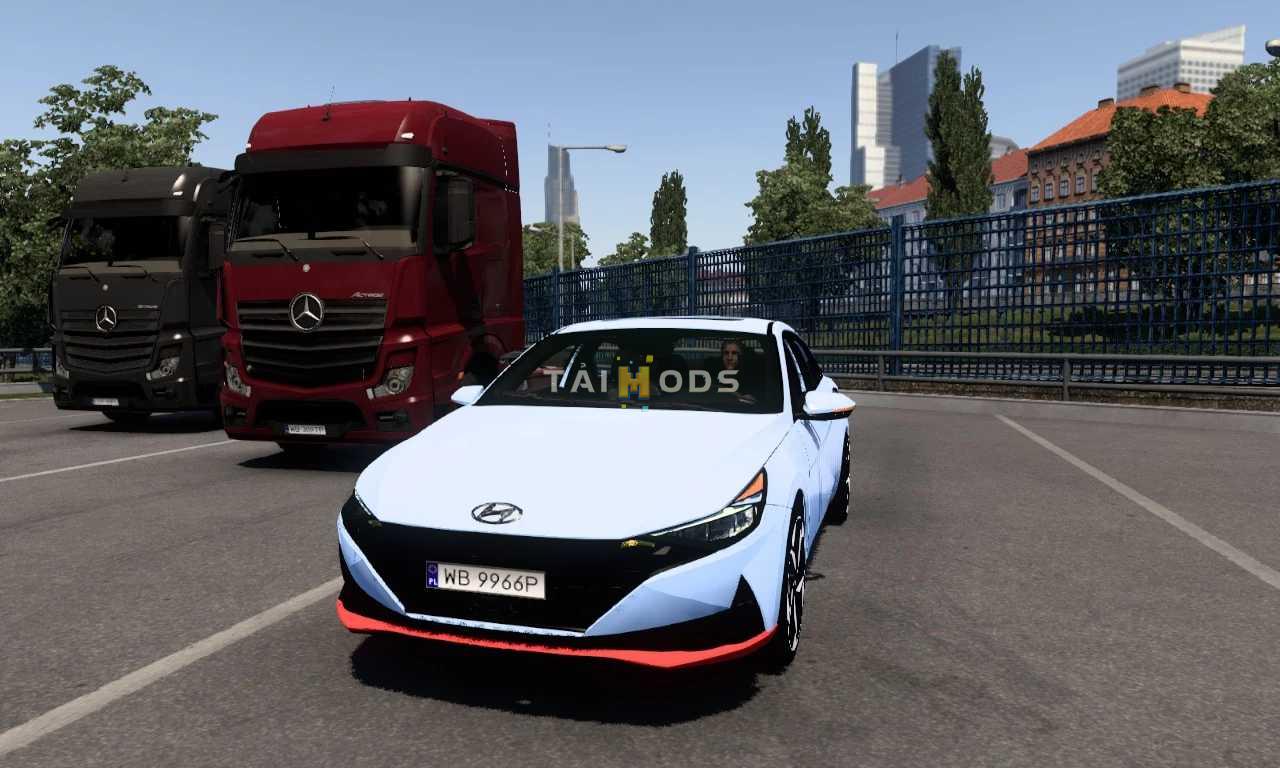 MOD ETS2 – Xe Hơi Hyundai Elantra v1.49 MOD ETS2 – Xe Hơi Hyundai Elantra v1.49