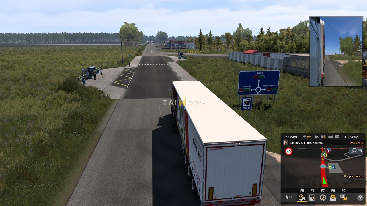 MOD ETS2 – Xe Hơi Road to Altai Map (1.54)