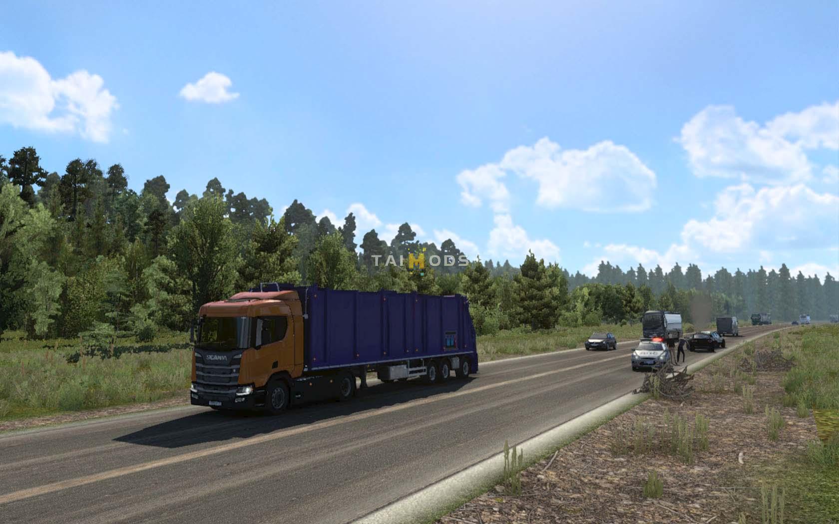 MOD ETS2 – Bản Đồ Russian Open Spaces v13.0 1.49