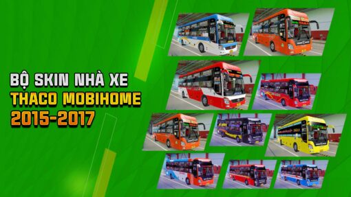 MOD ETS2 - Bộ Skin Xe Khách Miền Tây - Thaco Mobihome 2015-2017