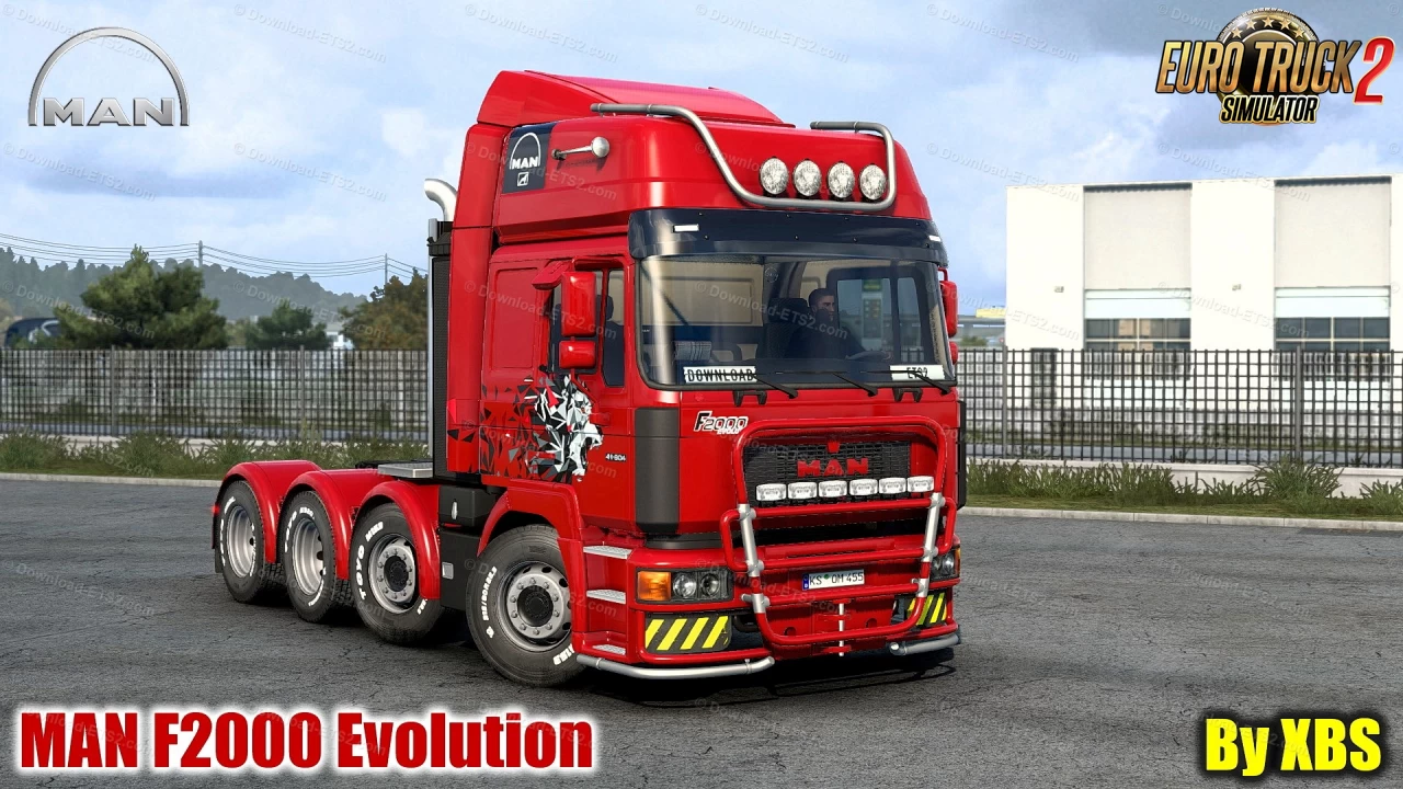MOD ETS2 – Xe Đầu Kéo MAN F2000 Evolution (1.53)